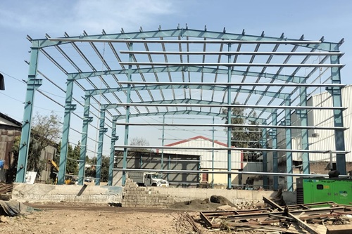 Pre engineered building PEB structures for warehouses and industrial buildings